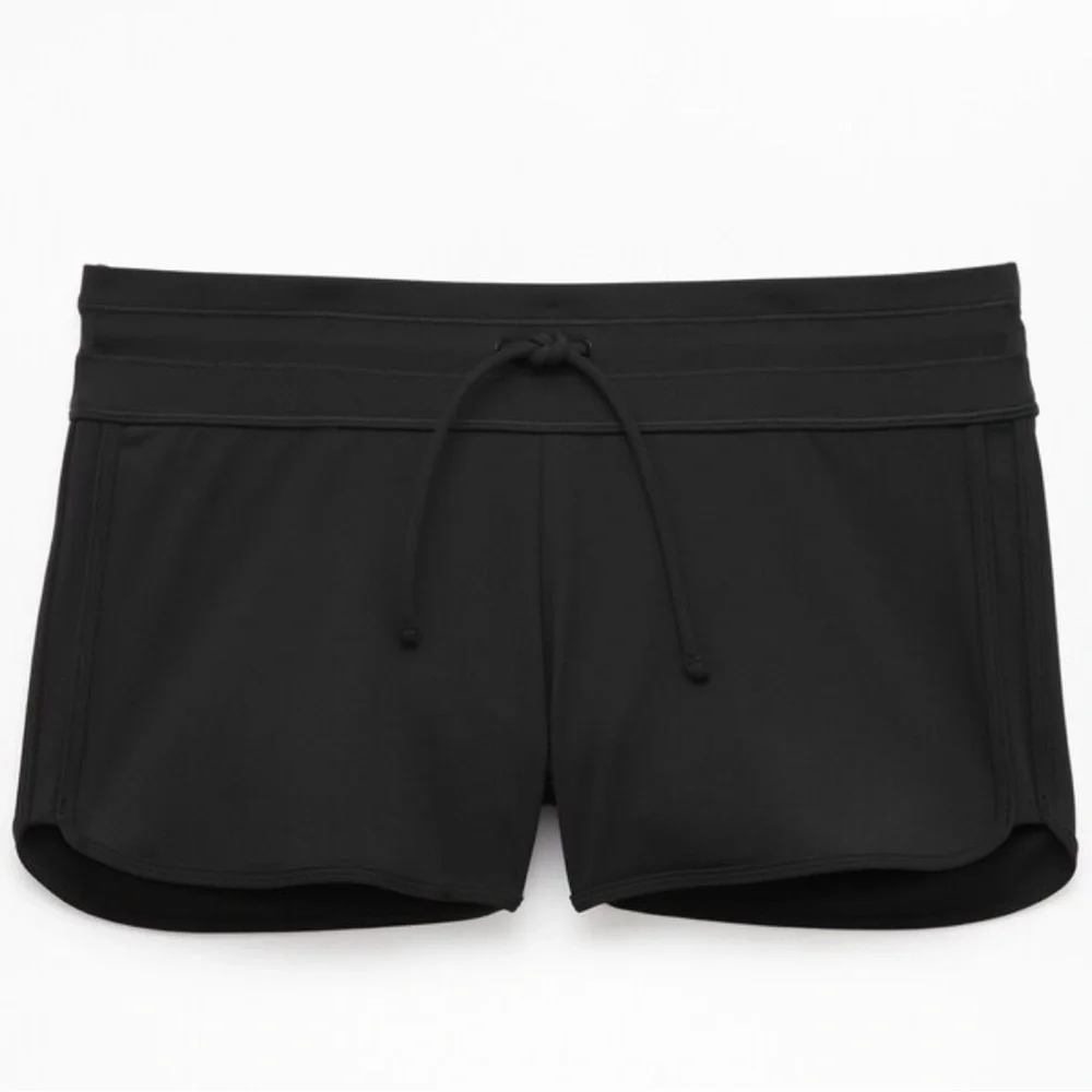 NWOT Athleta Surge Swim Black Shorts Size Large